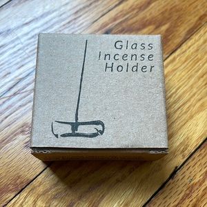 BNWT Handblown Glass Incense Holder